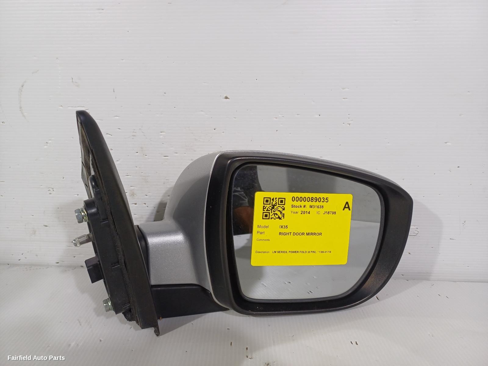 2009-2016 Hyundai Ix35 Right Door Mirror