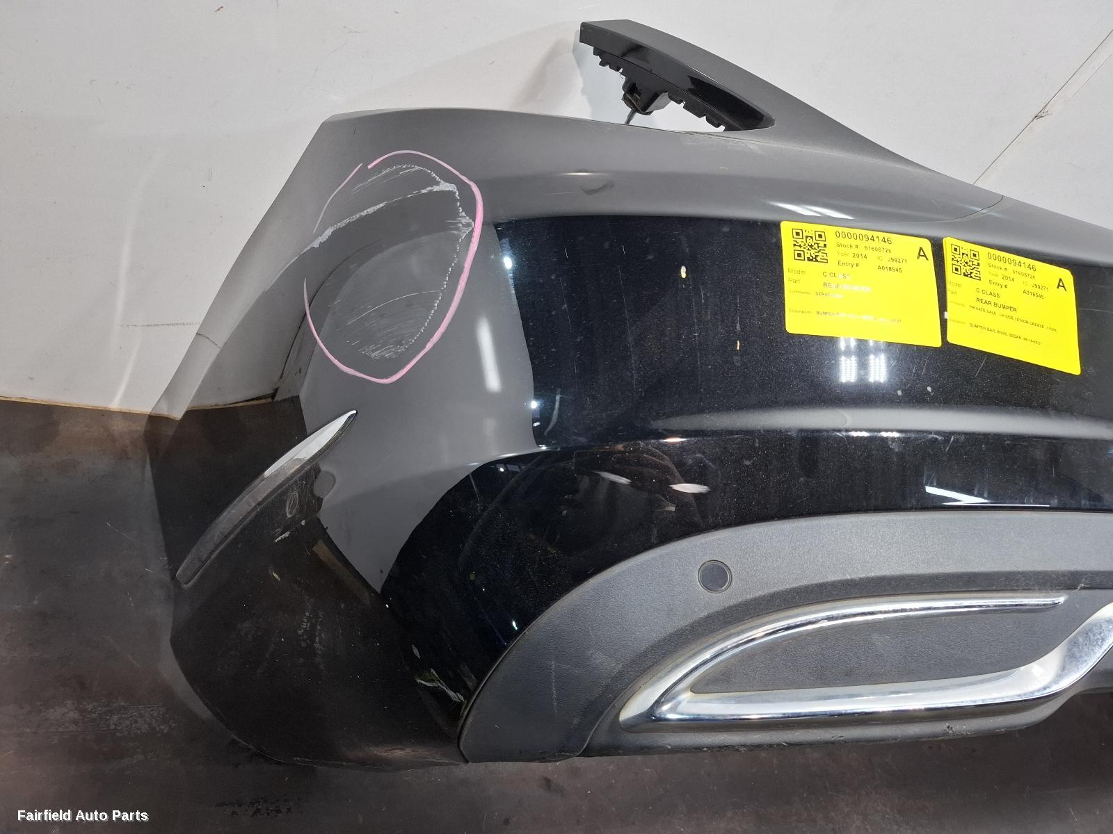 2014 Mercedes C Class Rear Bumper