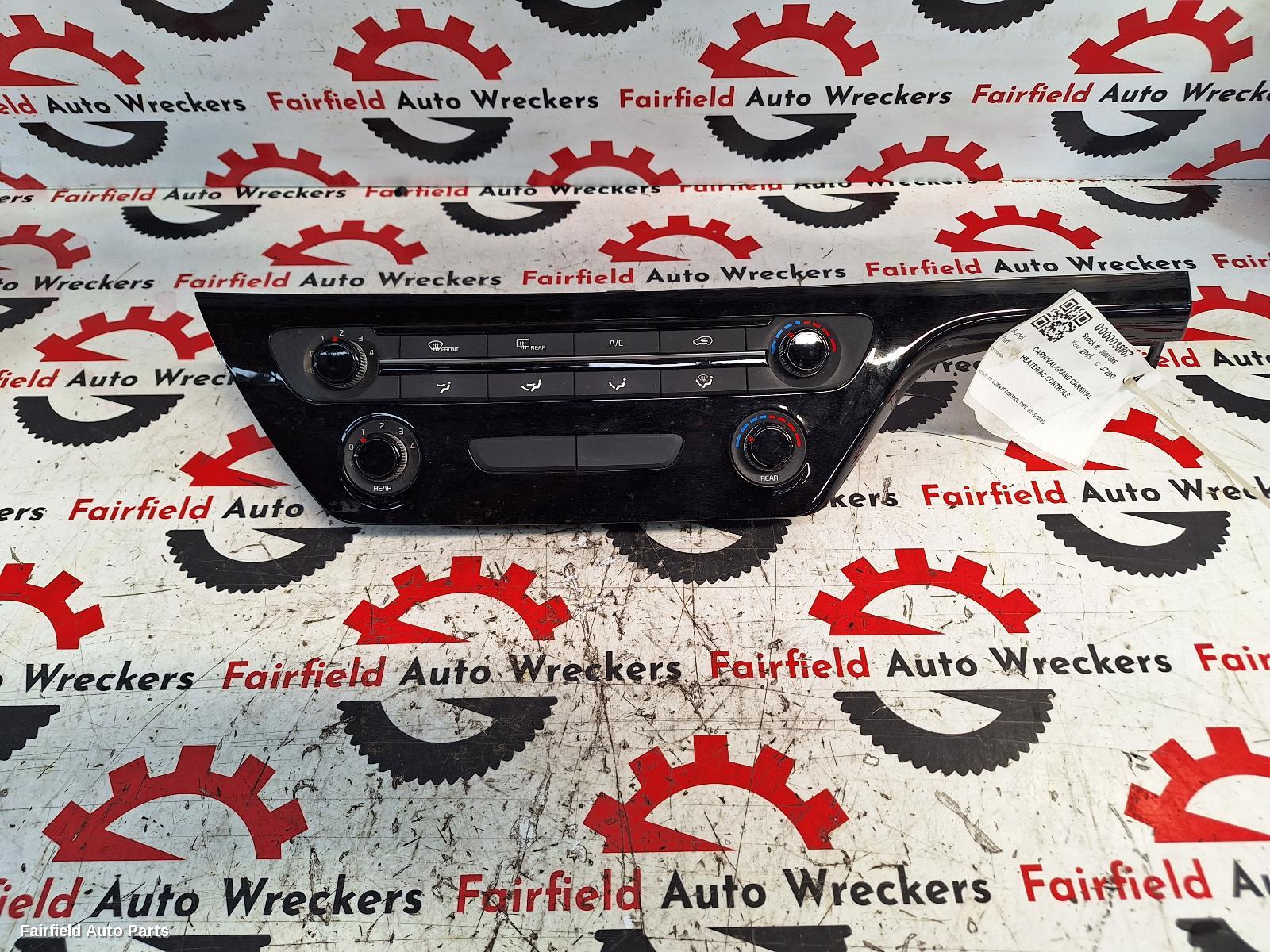 2015-2020 Kia Carnival/grand Carnival Heater Ac Controls