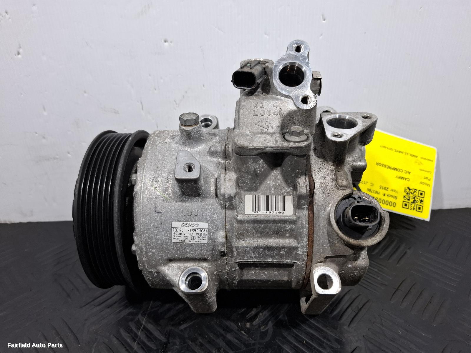 2011-2017 Toyota Camry A C Compressor