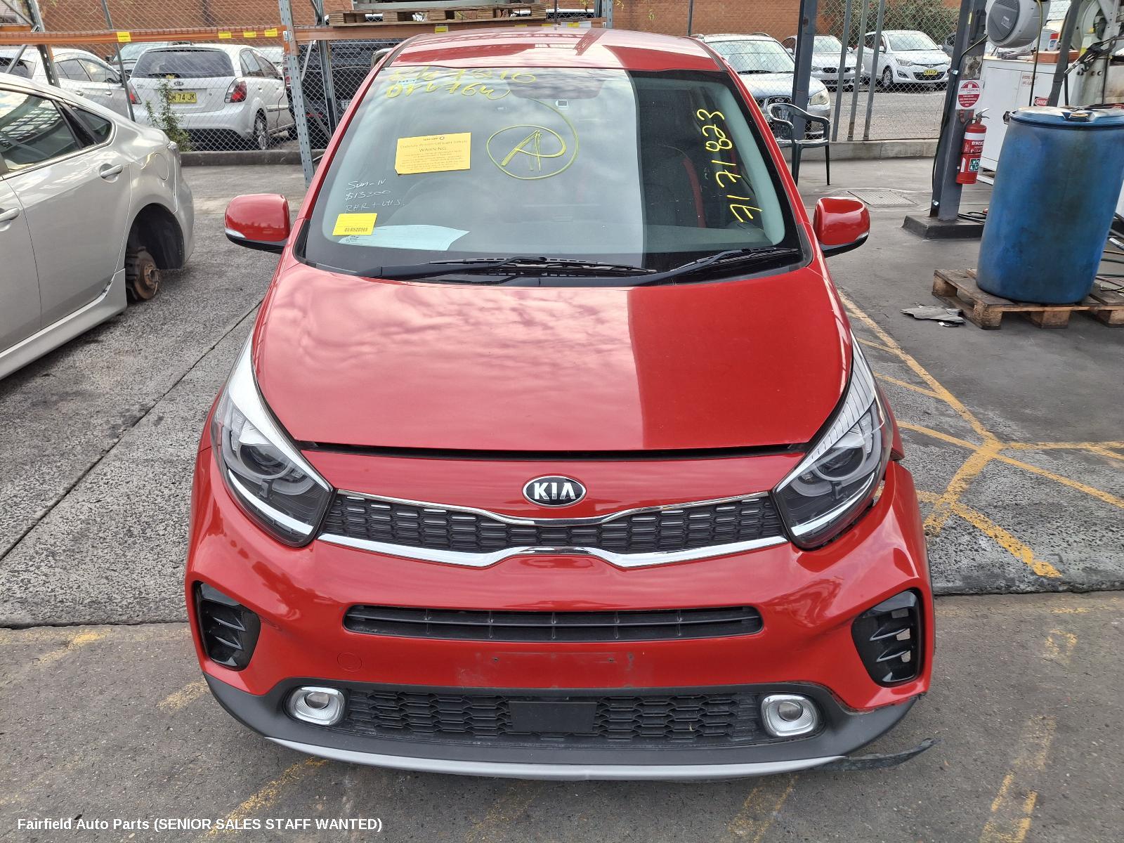 2019 Kia Picanto Heater Ac Controls