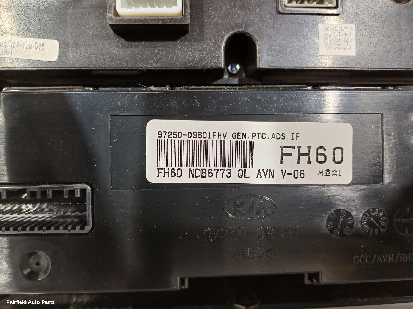 2015-2021 Kia Sportage Heater Ac Controls