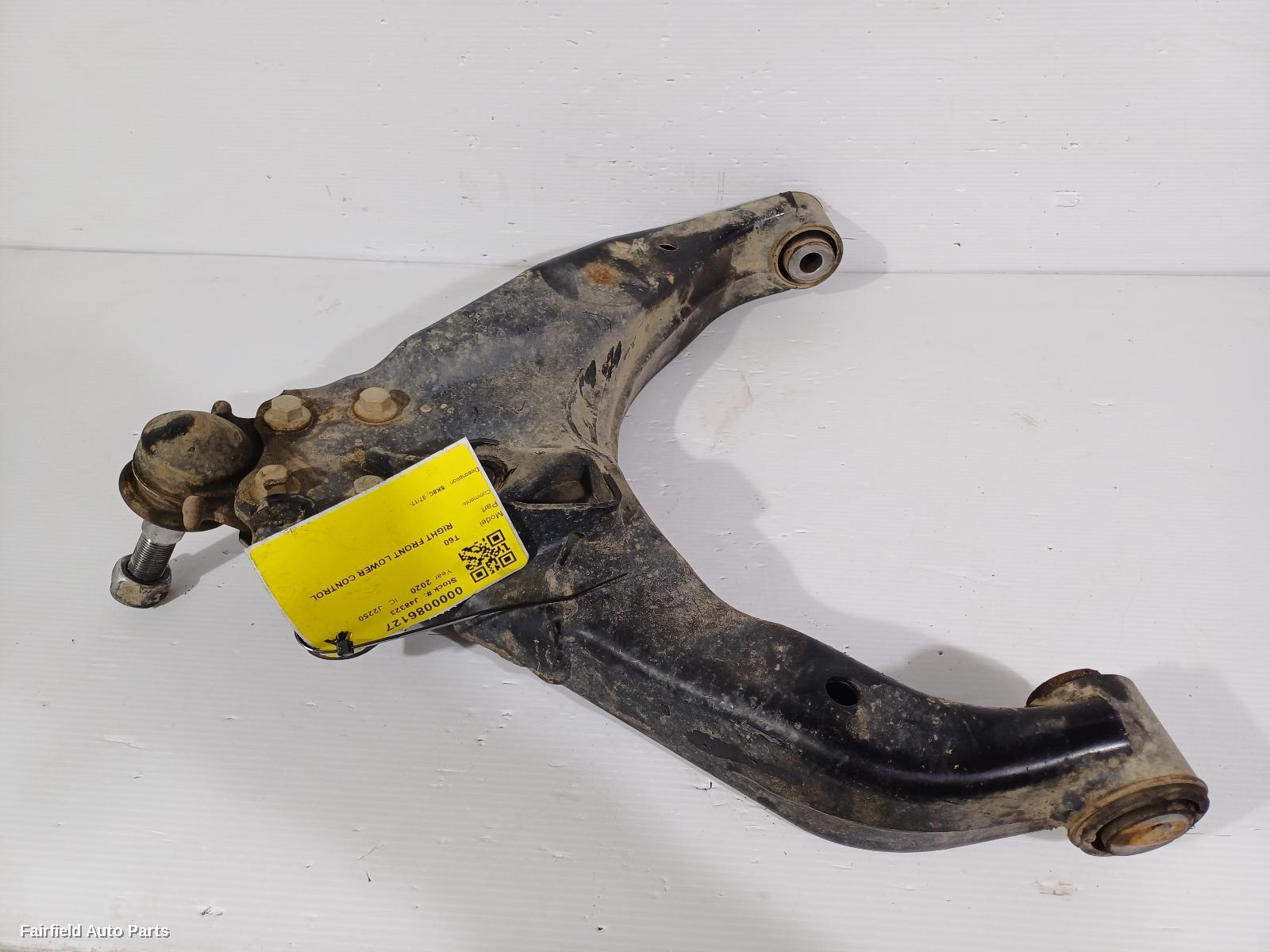 2017-2021 Ldv T60 Right Front Lower Control Arm
