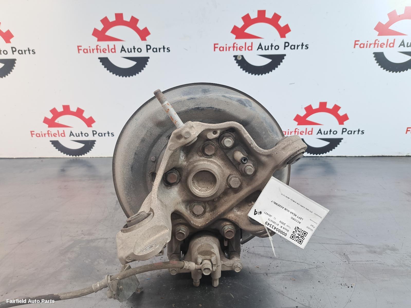 2009 Honda Accord Left Rear Hub Assembly