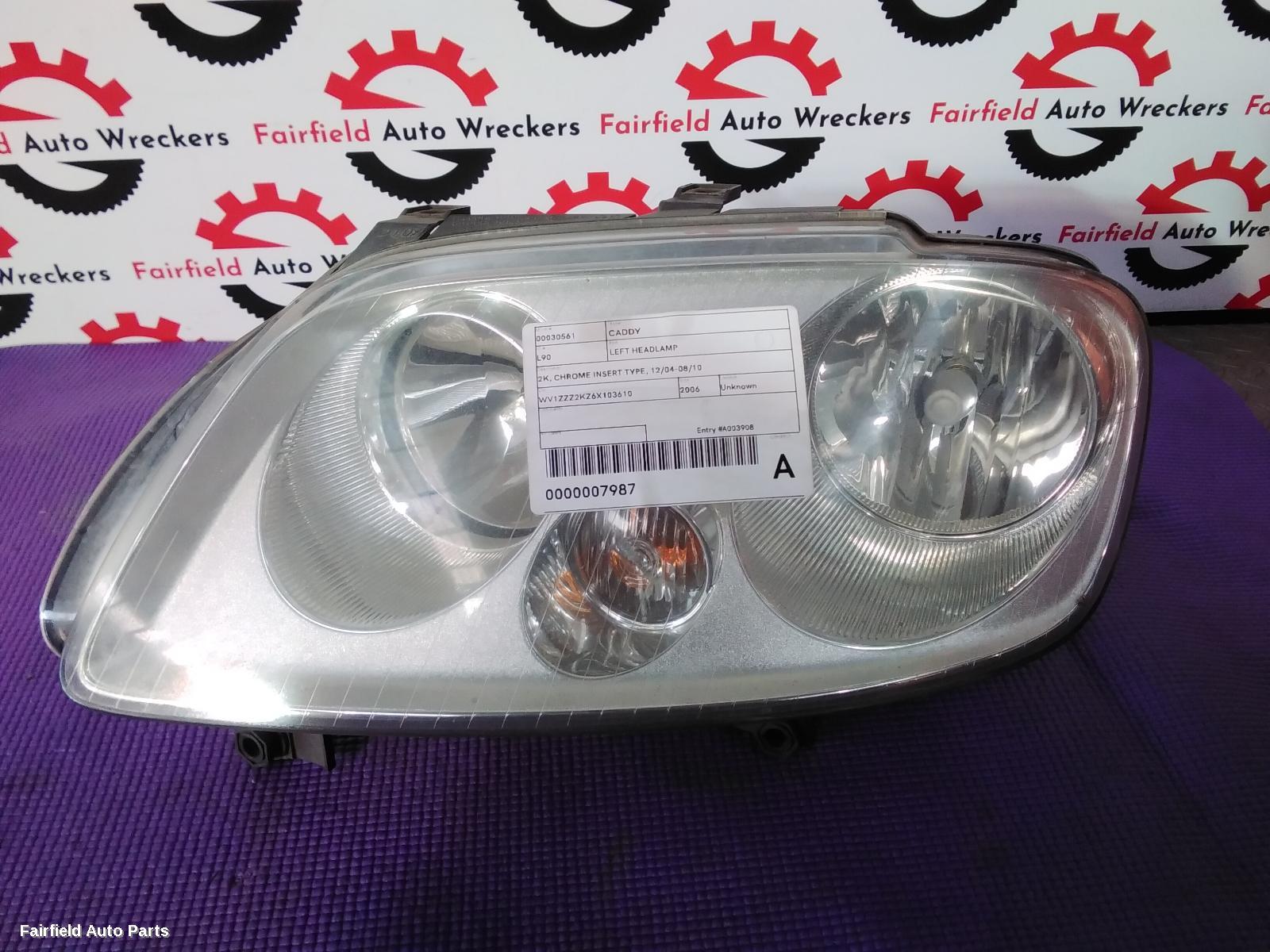2006 Volkswagen Caddy Left Headlamp