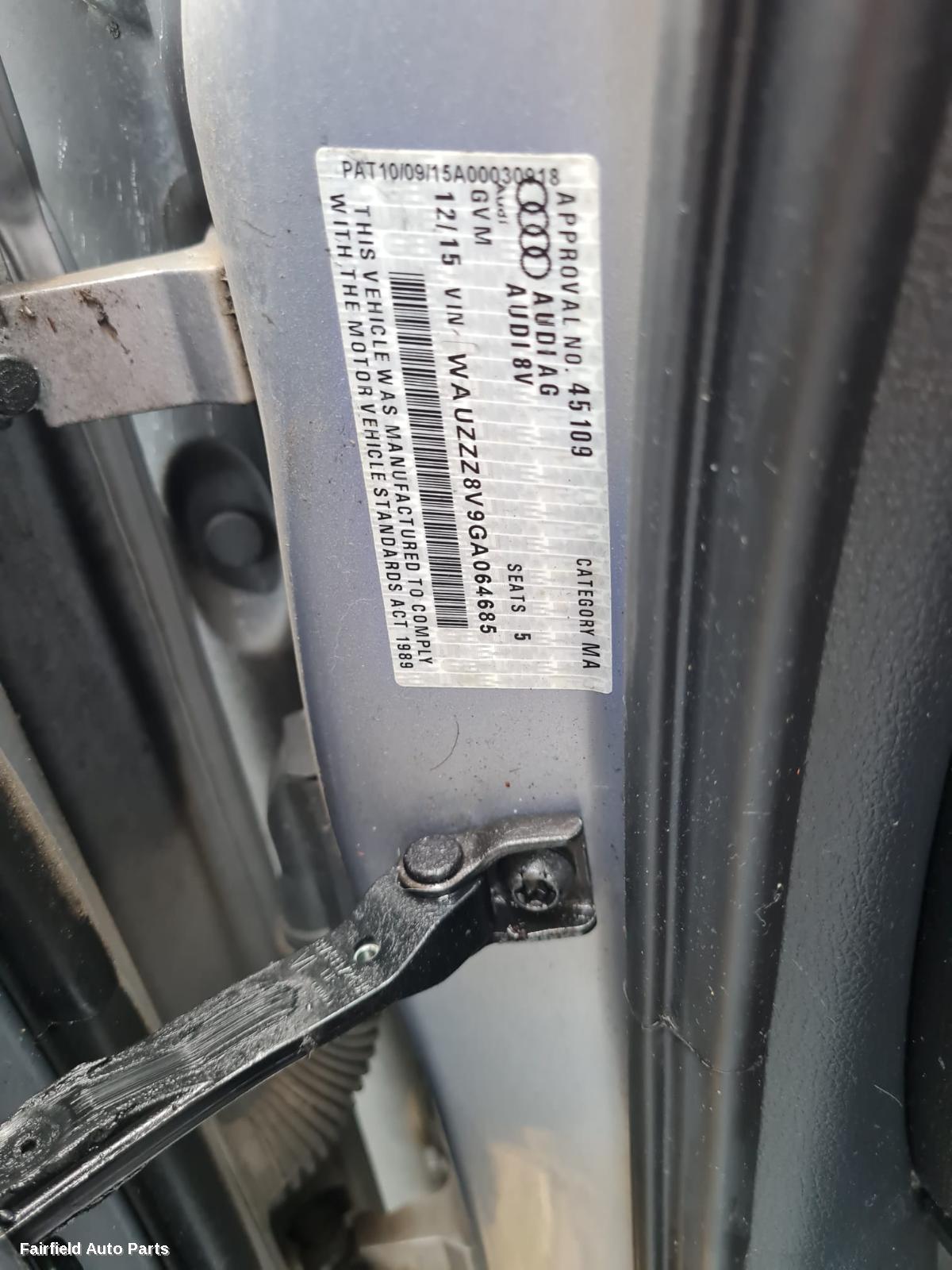 2013-2020 Audi A3 Left Door Mirror