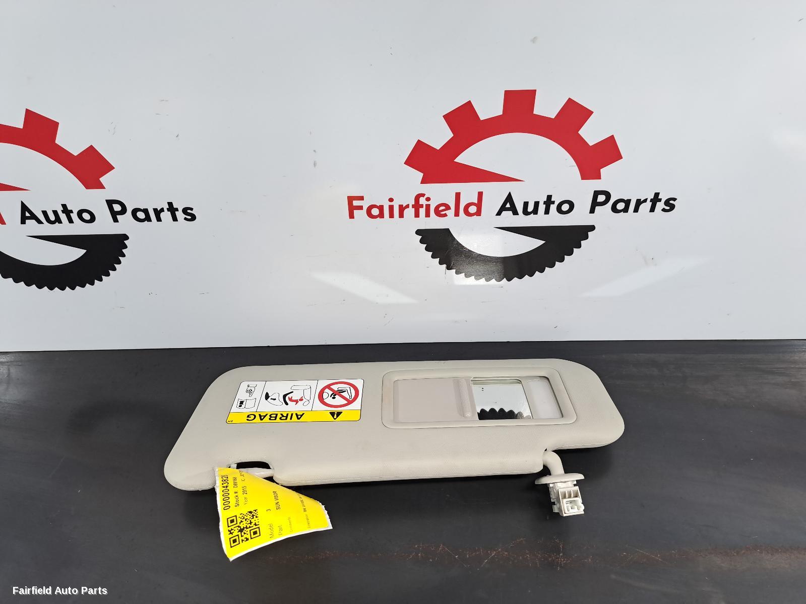 2013-2016 Mazda 3 Sunvisor