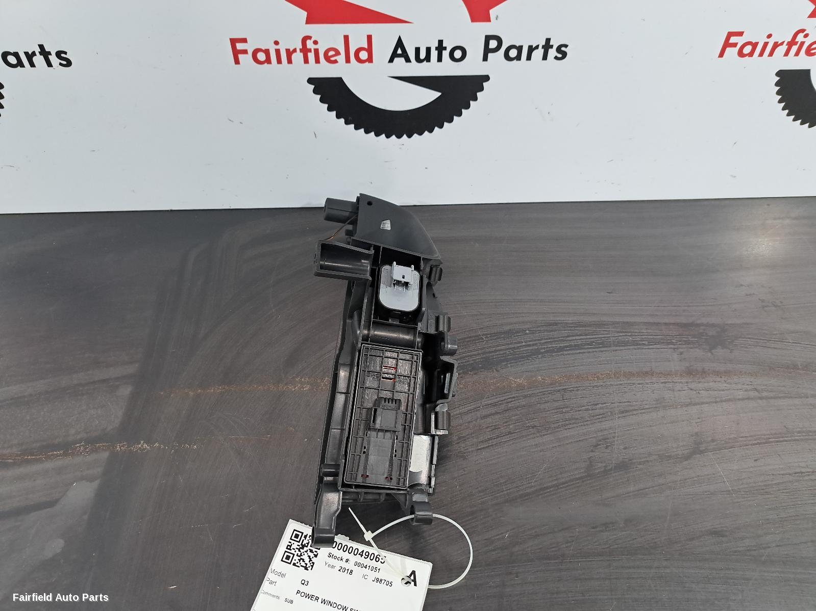 2012-2018 Audi Q3 Pwr Dr Wind Switch