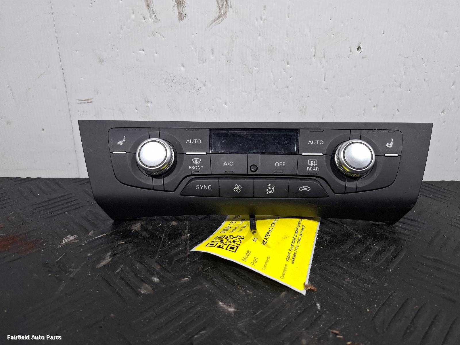 2011-2018 Audi A6 Heater Ac Controls