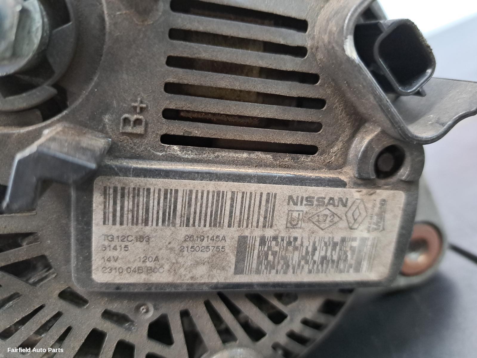 2013-2021 Nissan Qashqai Alternator