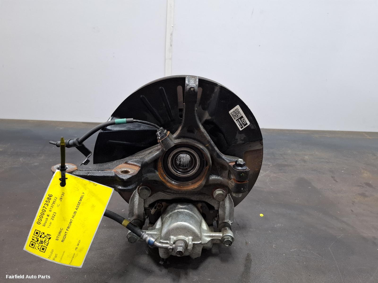 2020-2026 Kia Stonic Right Front Hub Assembly