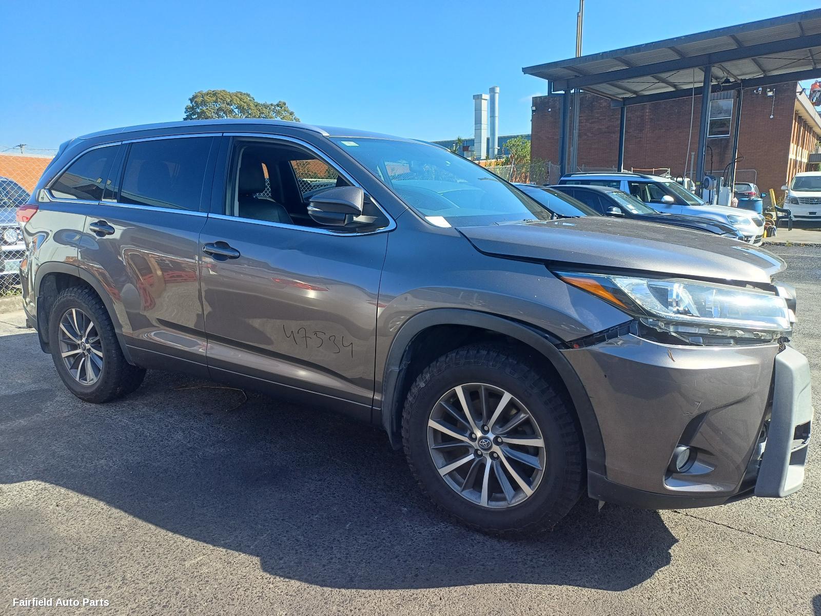 2017 Toyota Kluger Bootlid Tailgate