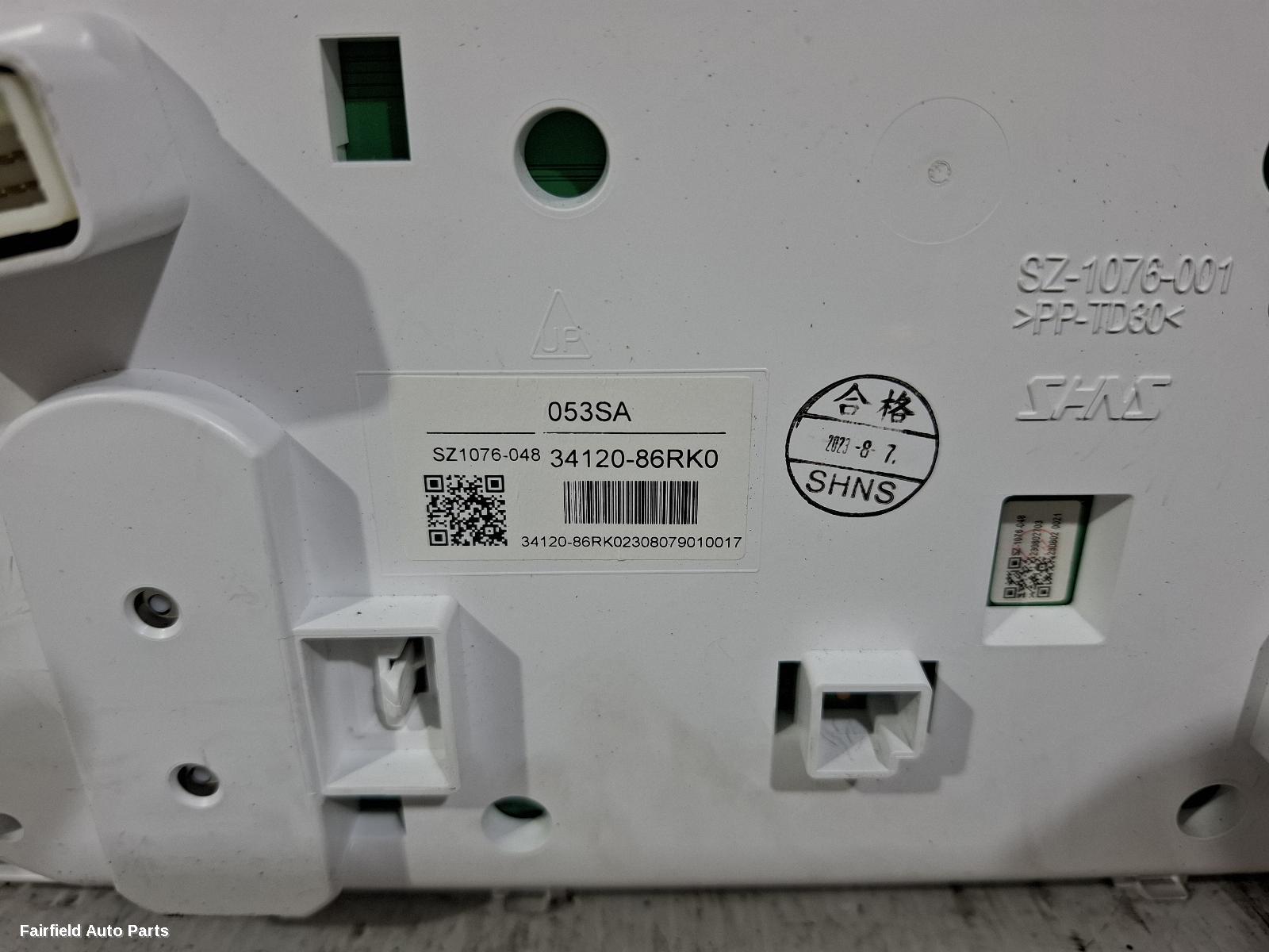 2015-2025 Suzuki Vitara Instrument Cluster