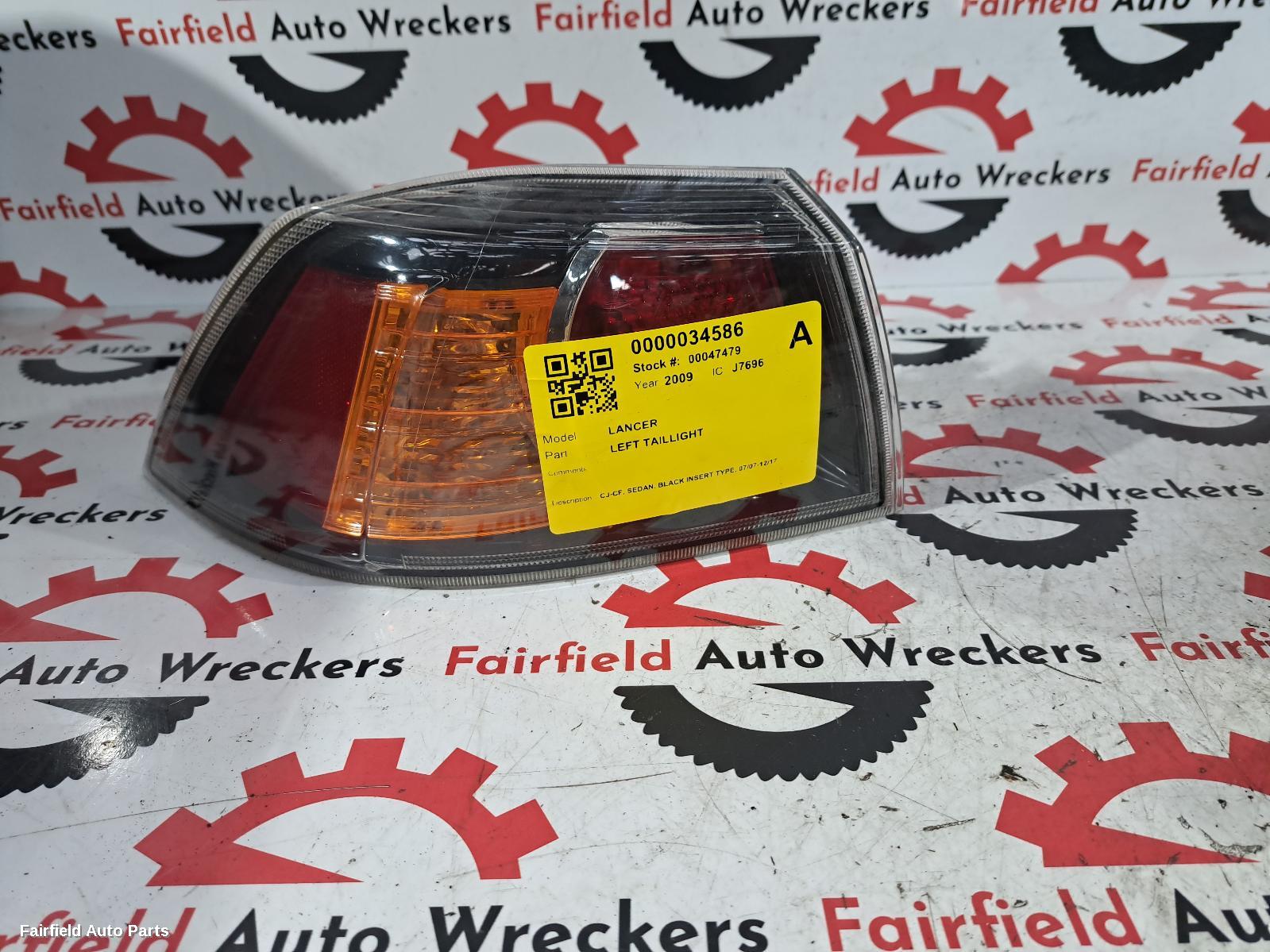 2009 Mitsubishi Lancer Left Taillight
