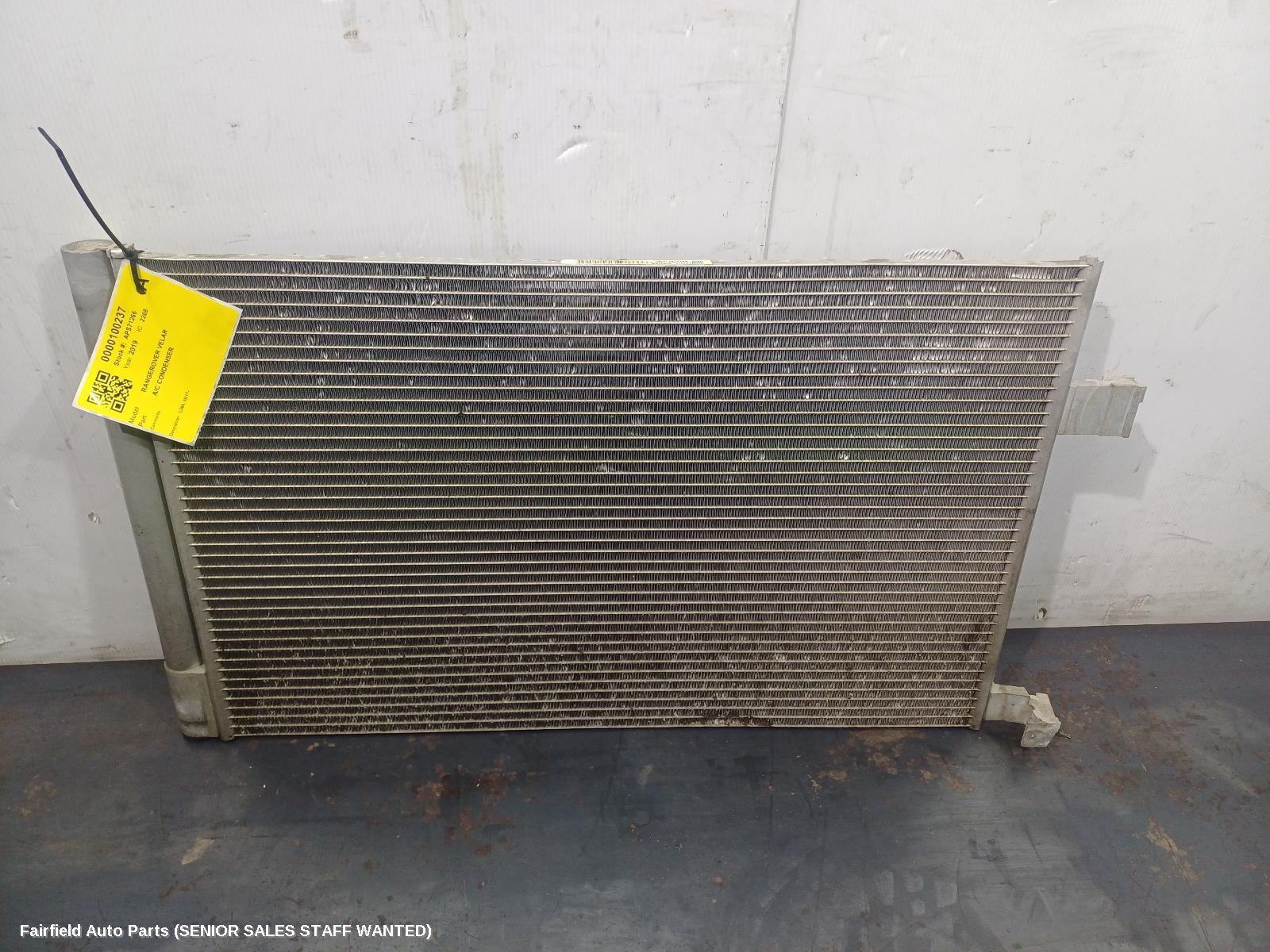 2019 Land Rover Rangerover Velar A C Condenser