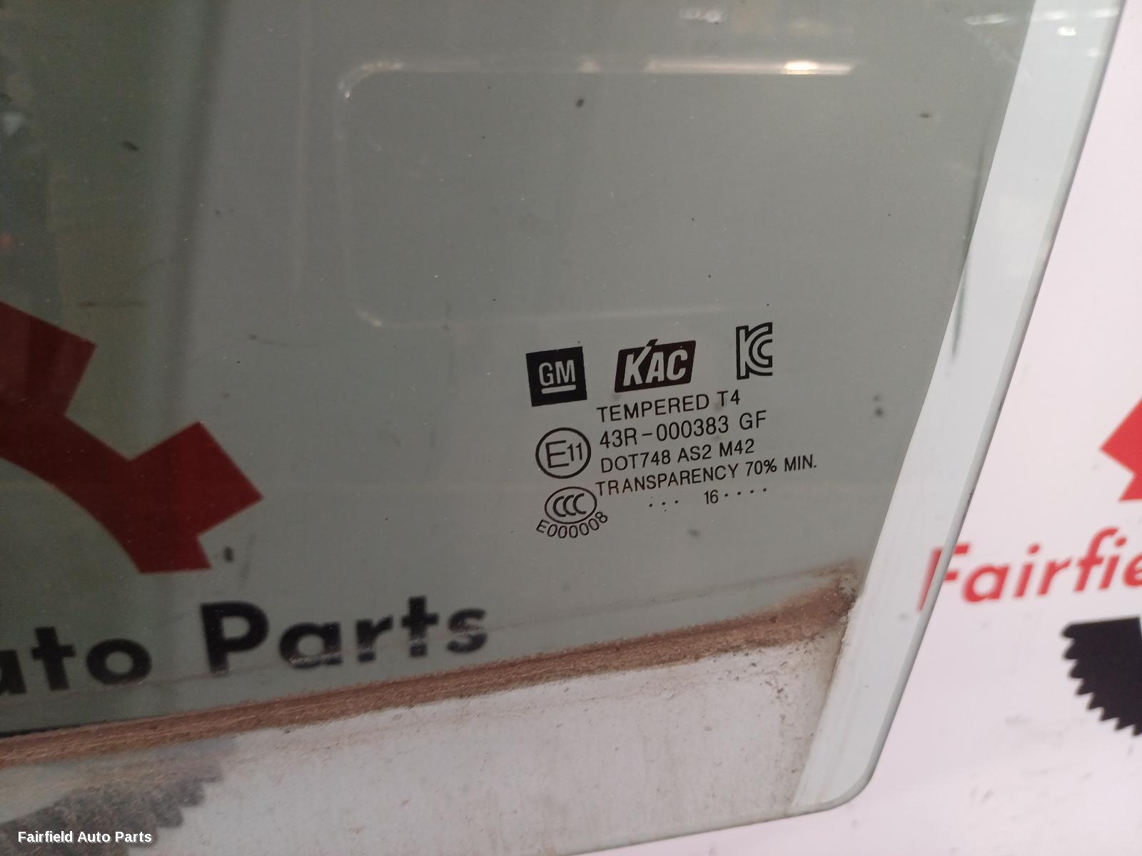 2011-2018 Holden Captiva Left Front Door Window