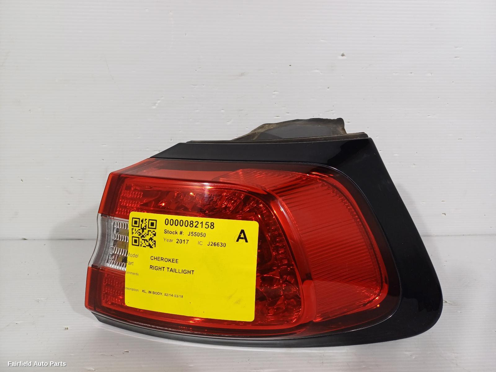 2014-2018 Jeep Cherokee Right Taillight