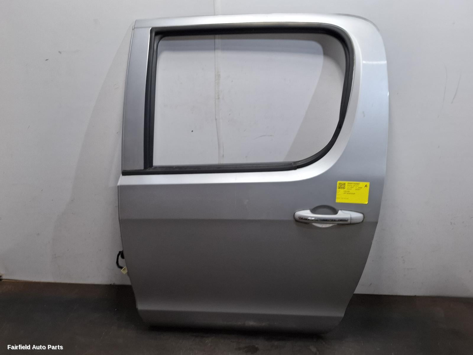 2016 Foton Tunland Left Rear Door Sliding