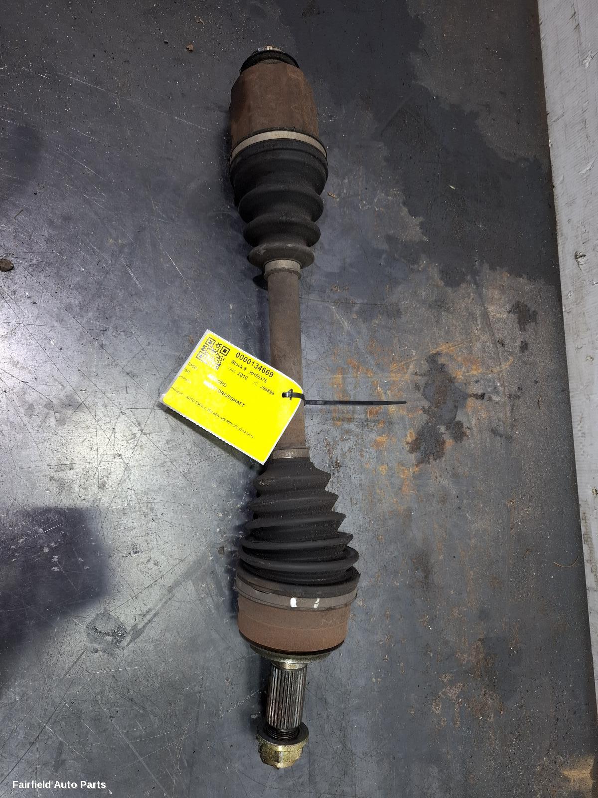 2008-2013 Honda Accord Right Driveshaft