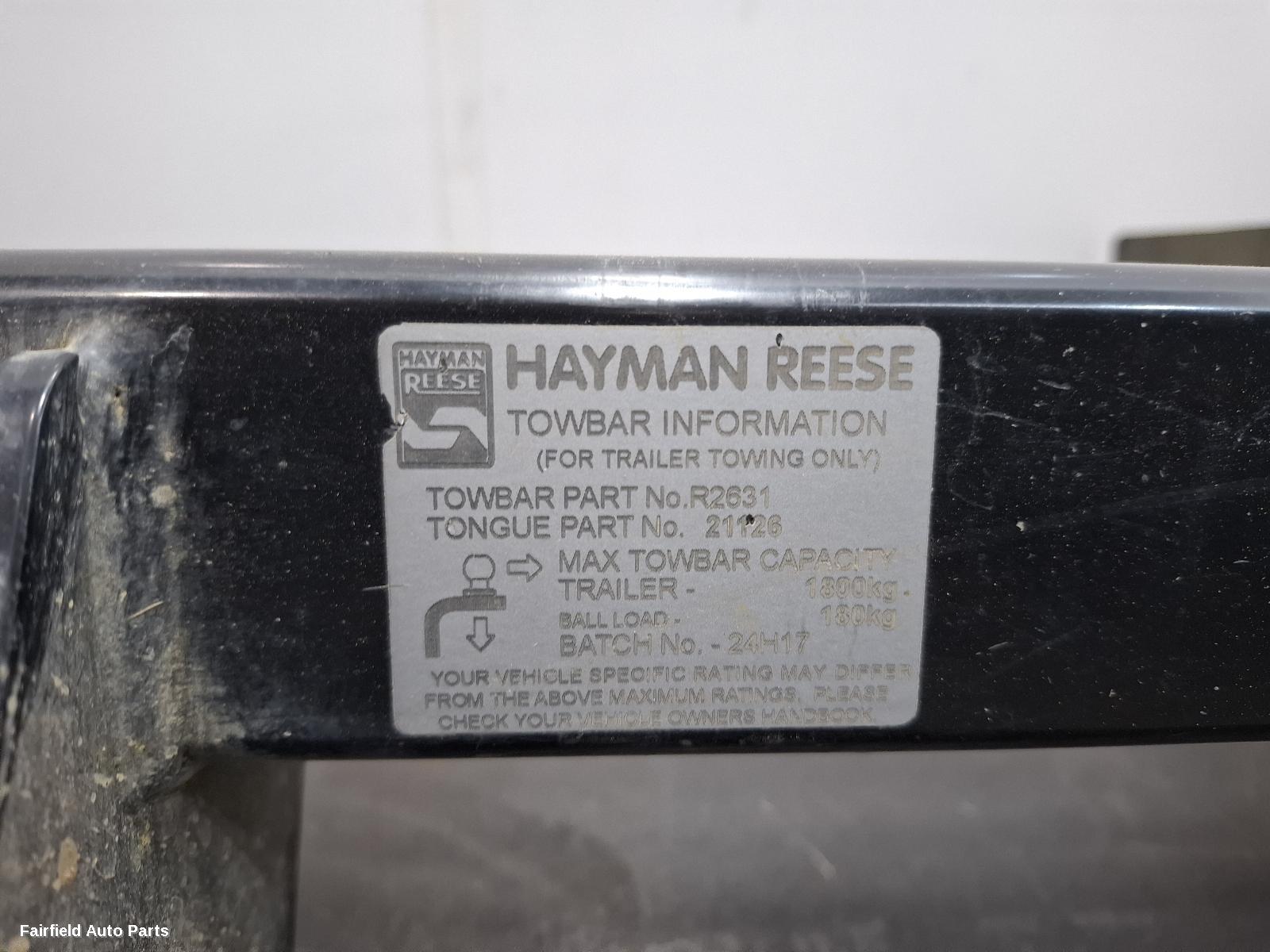 2009-2014 Subaru Outback Towbar