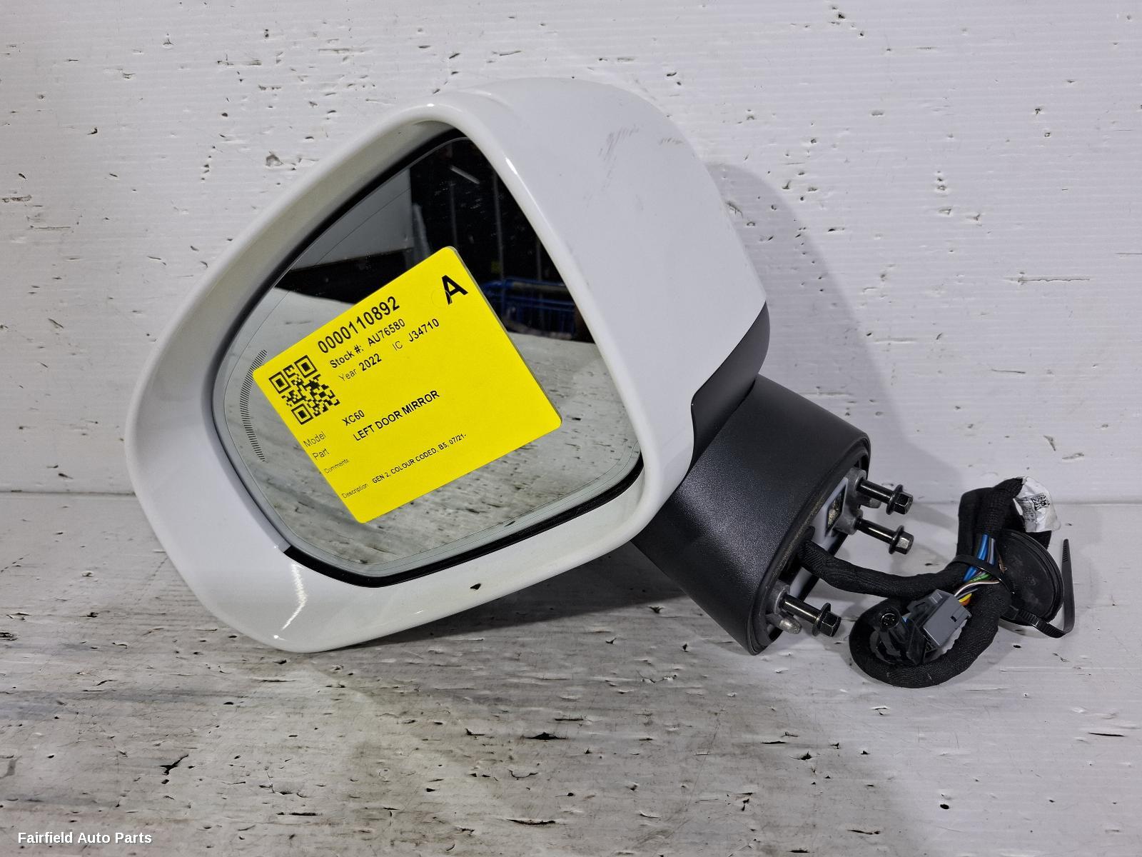 2021-2025 Volvo Xc60 Left Door Mirror