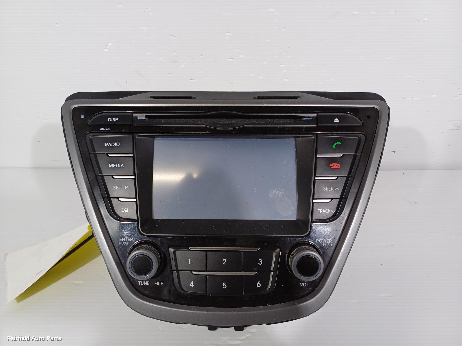 2013-2015 Hyundai Elantra Radio Cd Dvd Sat Tv