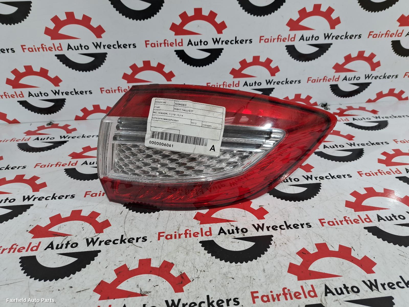 2013 Ford Mondeo Right Taillight