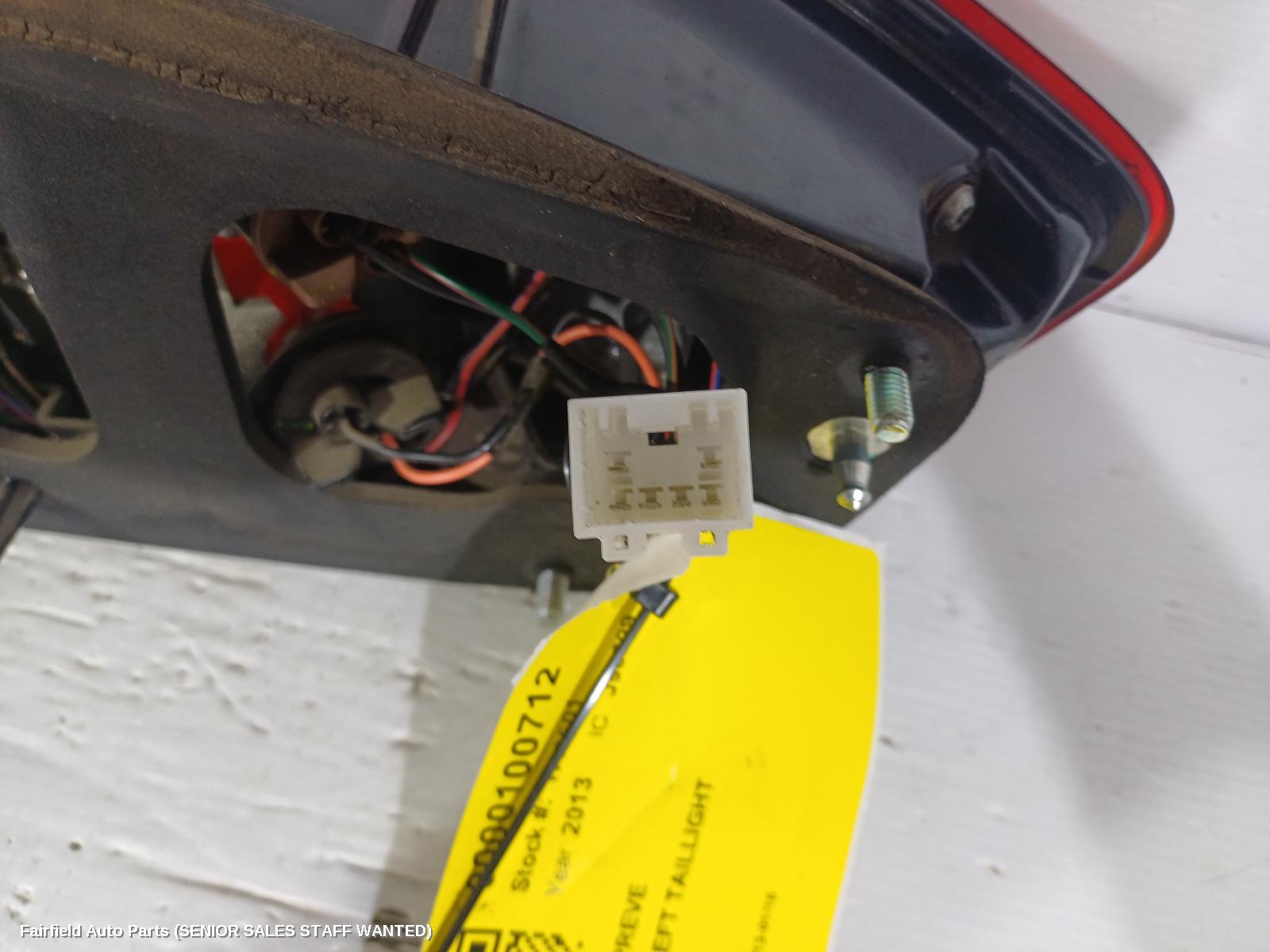 2013 Proton Preve Left Taillight