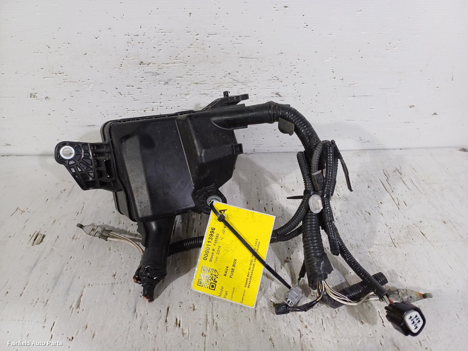 2018-2024 Toyota Rav4 Fuse Box