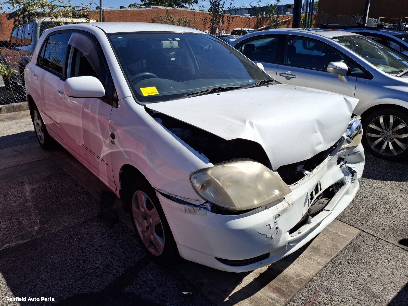 2002 Toyota Corolla Bootlid Tailgate