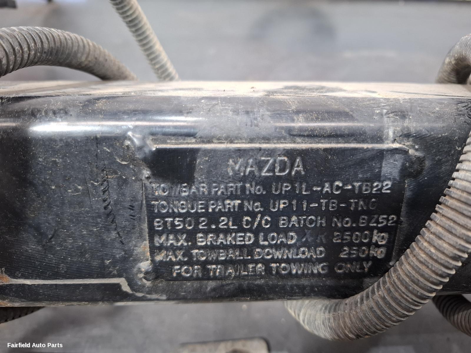 2011-2015 Mazda Bt50 Towbar