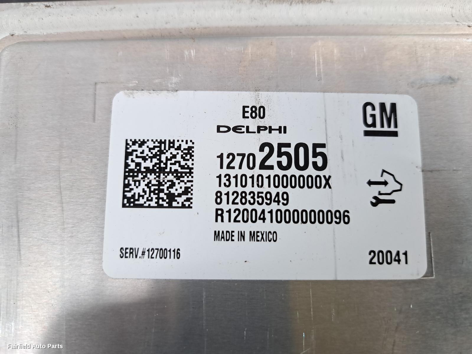 2017-2020 Holden Commodore Ecu