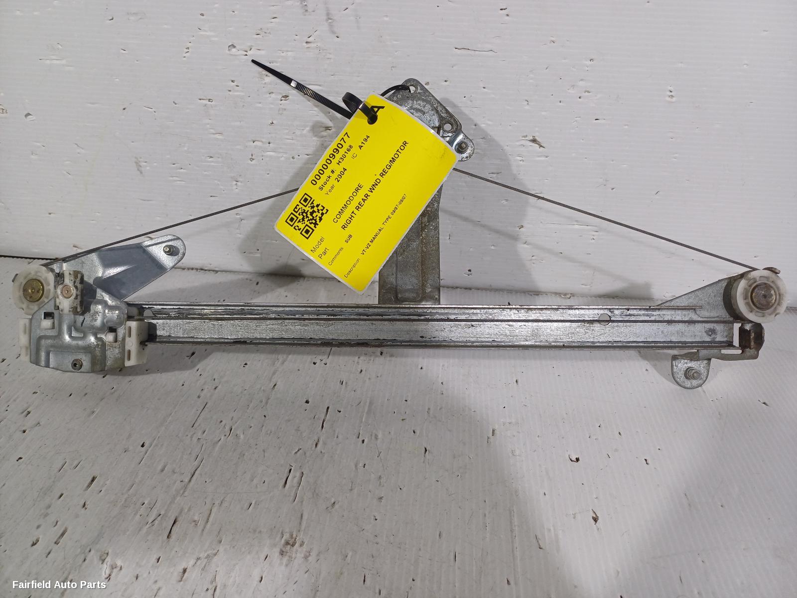 1997-2007 Holden Commodore Right Rear Wnd Reg Motor