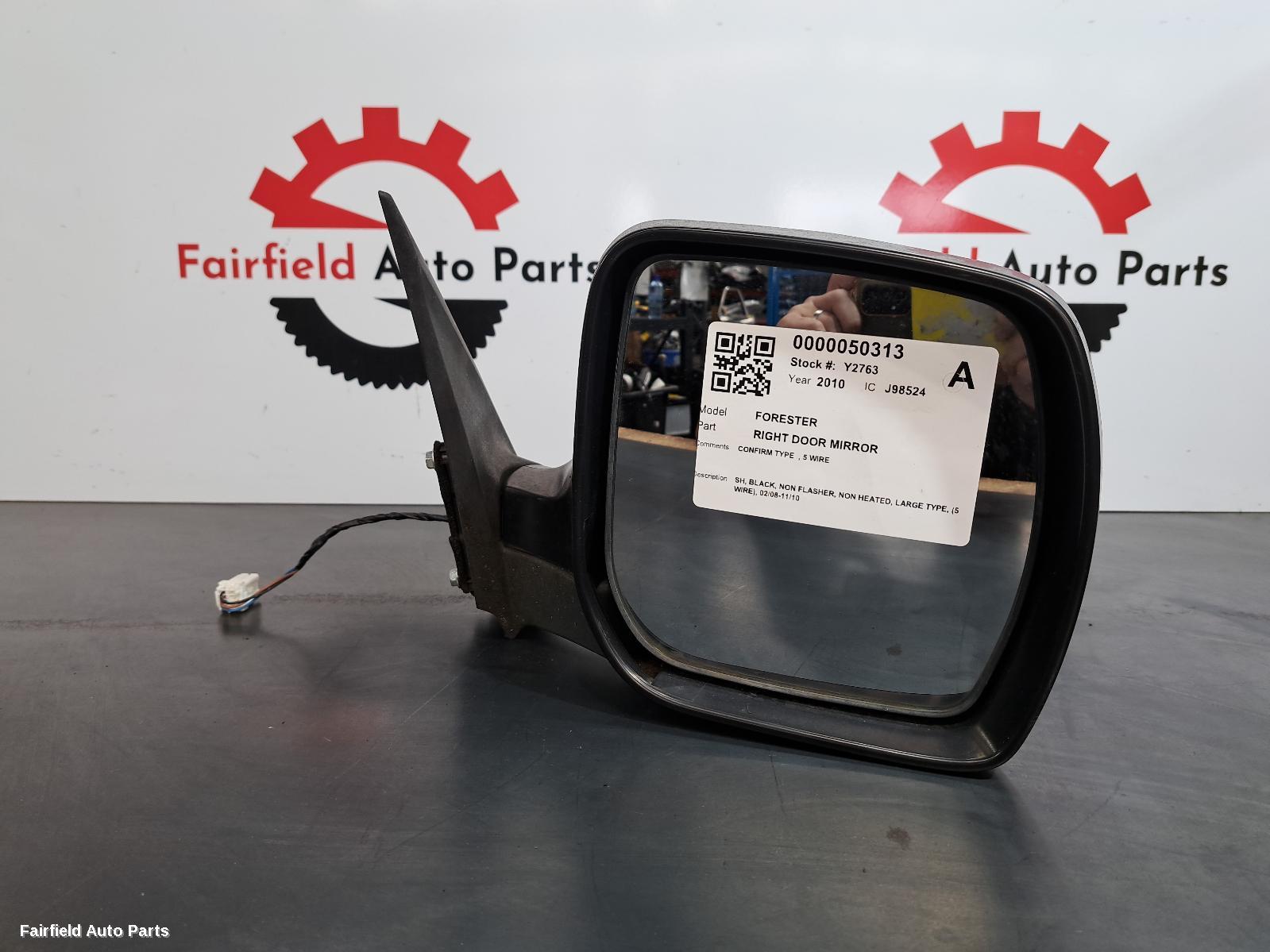 2008-2010 Subaru Forester Right Door Mirror