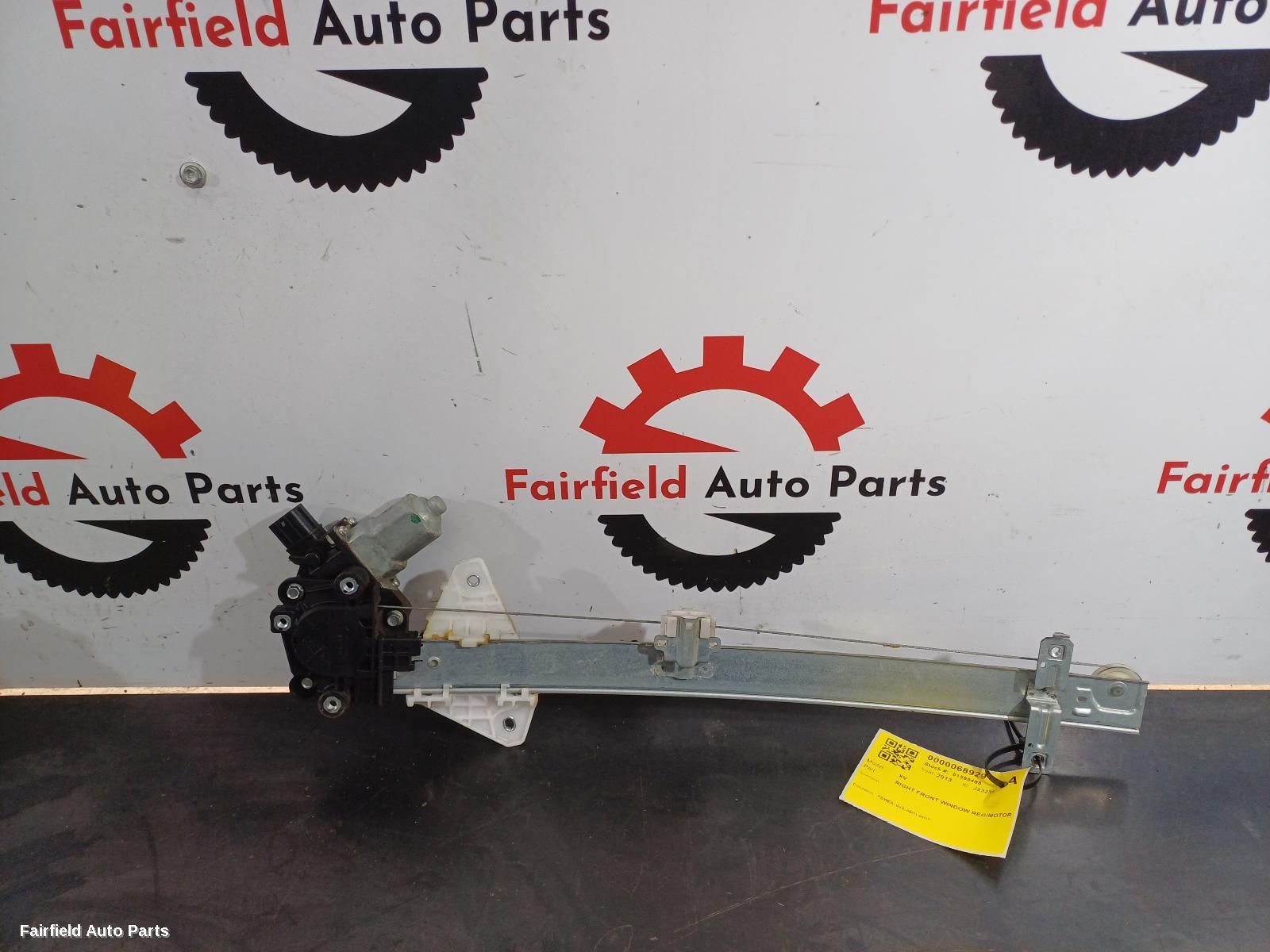 2011-2017 Subaru Xv Right Front Window Reg Motor