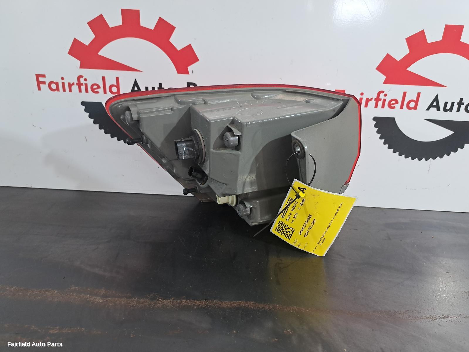 2014 Jeep Grandcherokee Right Taillight