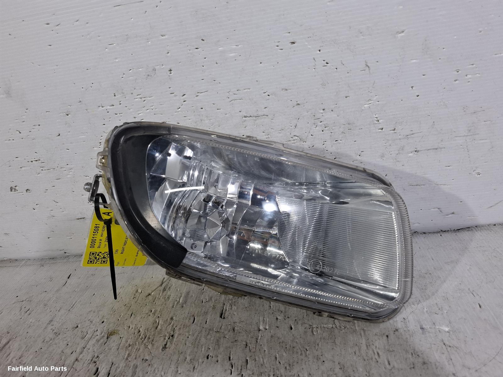 2007-2009 Mazda Cx9 Right Indicator Fog Side