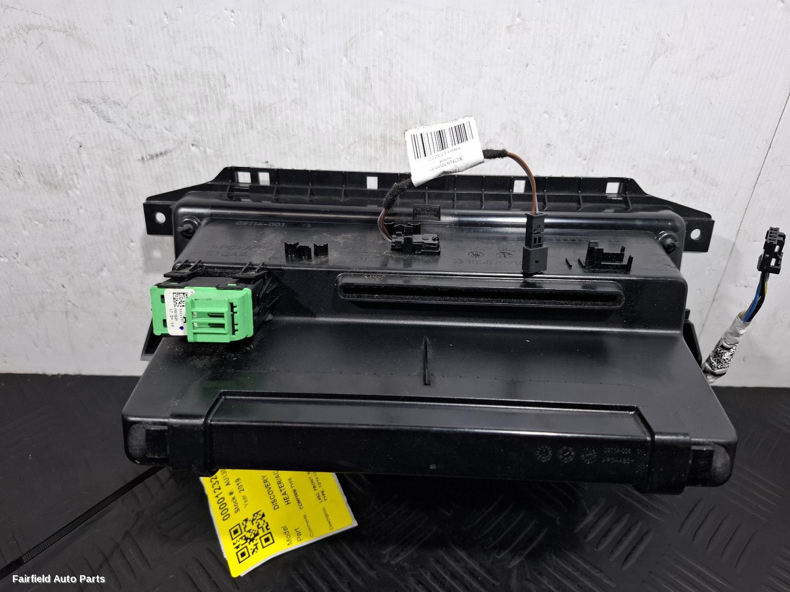 2016-2020 Land Rover Discovery Heater Ac Controls