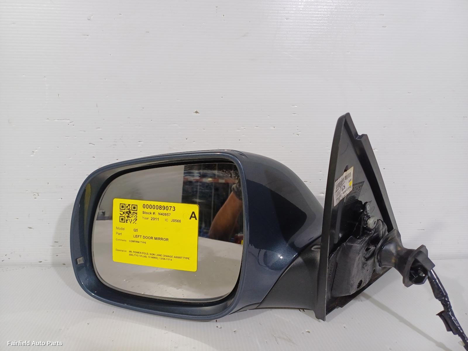 2008-2014 Audi Q5 Left Door Mirror
