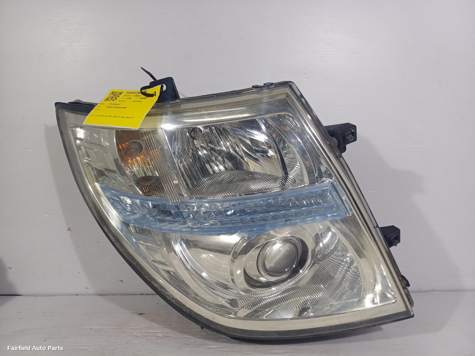 2004-2010 Nissan Elgrand Right Headlamp