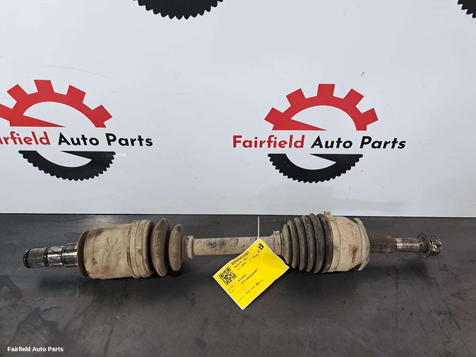 2015-2020 Nissan Navara Left Driveshaft