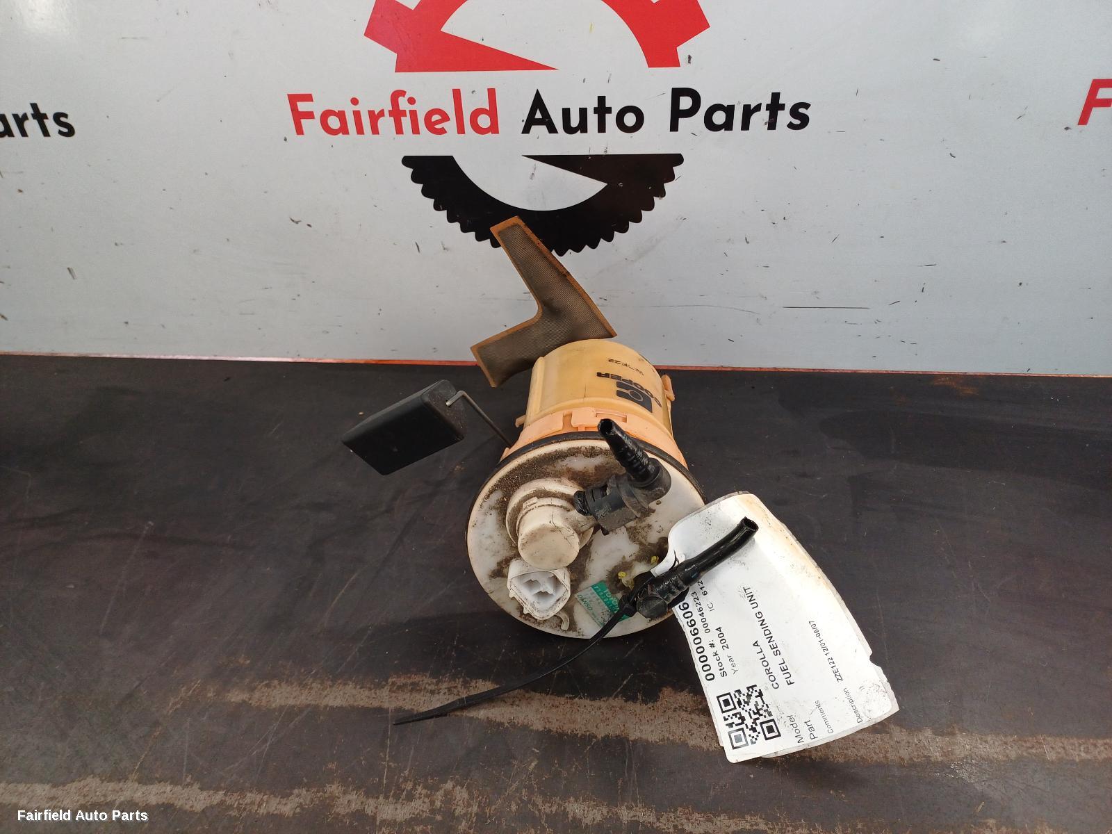 2001-2007 Toyota Corolla Fuel Sending Unit