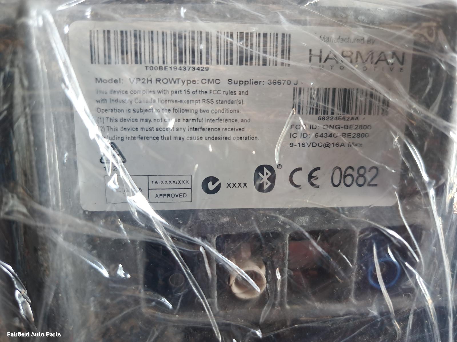 2014 Jeep Grandcherokee Radio Cd Dvd Sat Tv