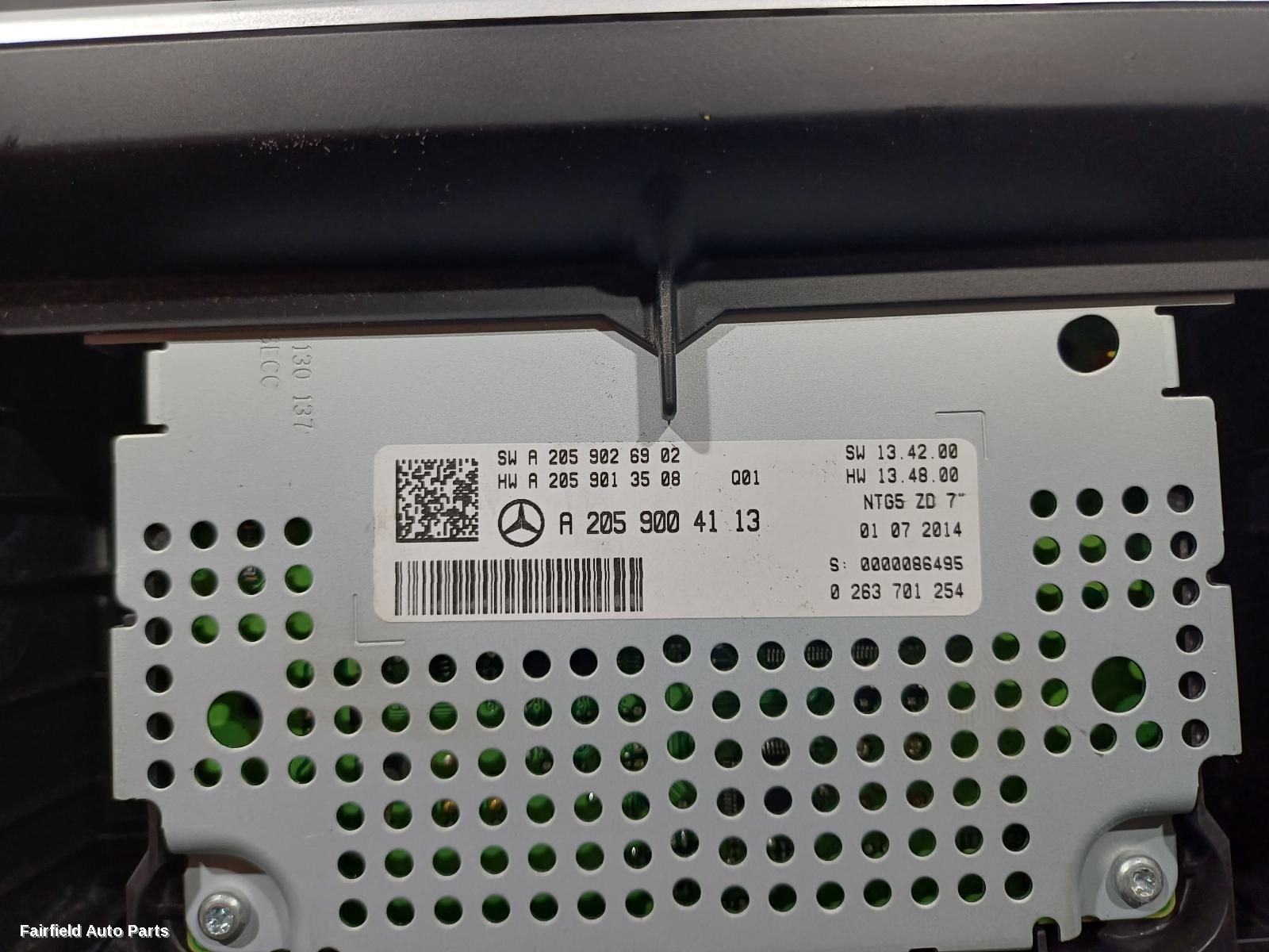 2011-2015 Mercedes C Class Radio Cd Dvd Sat Tv
