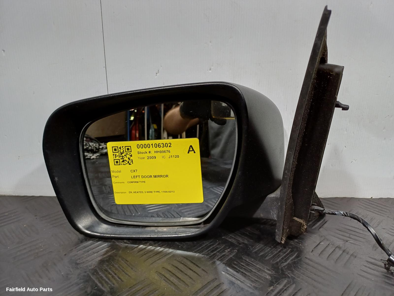 2006-2012 Mazda Cx7 Left Door Mirror
