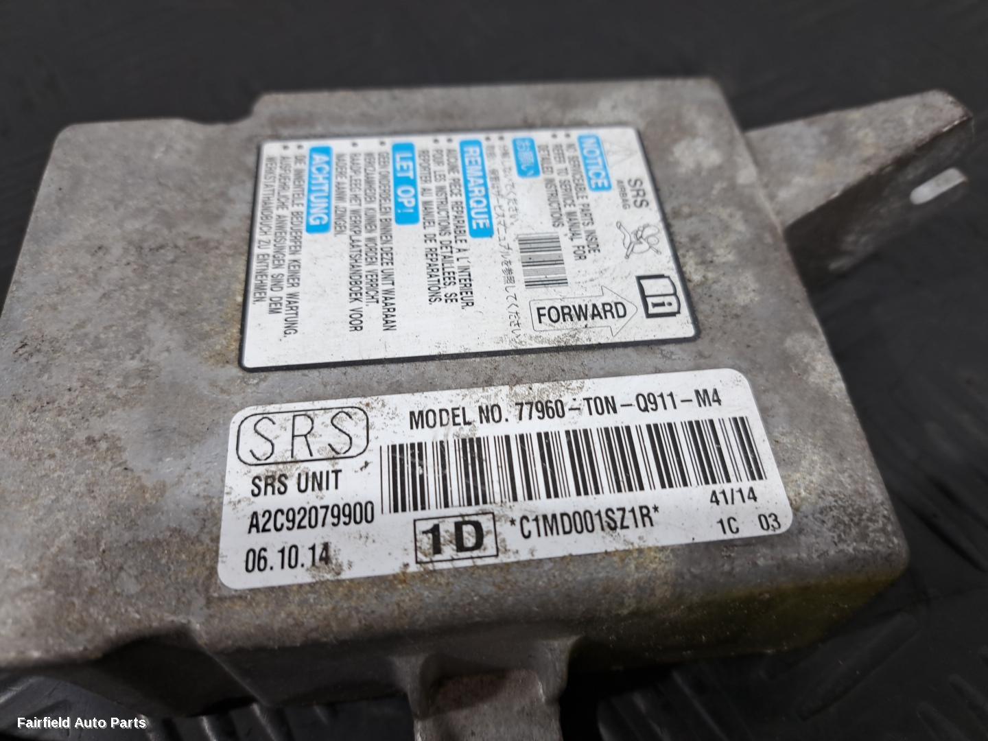 2012-2017 Honda Crv Airbag Module Sensor