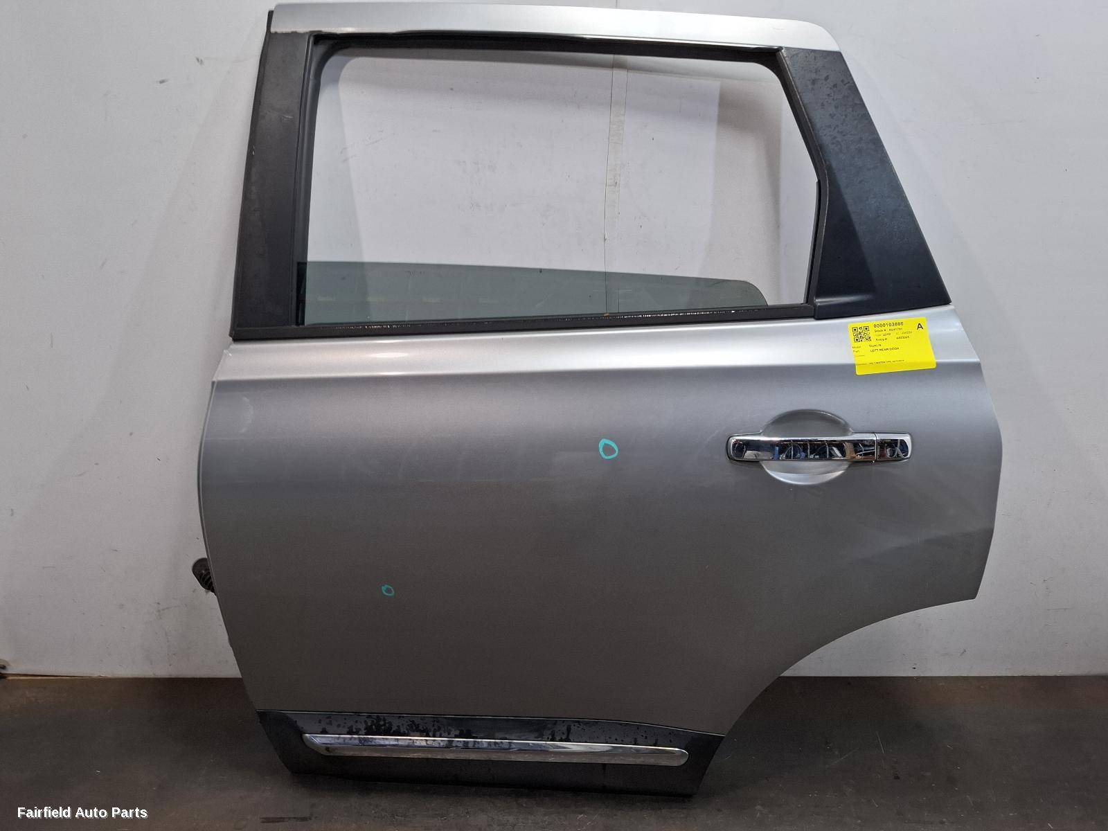 2010-2014 Nissan Dualis Left Rear Door Sliding