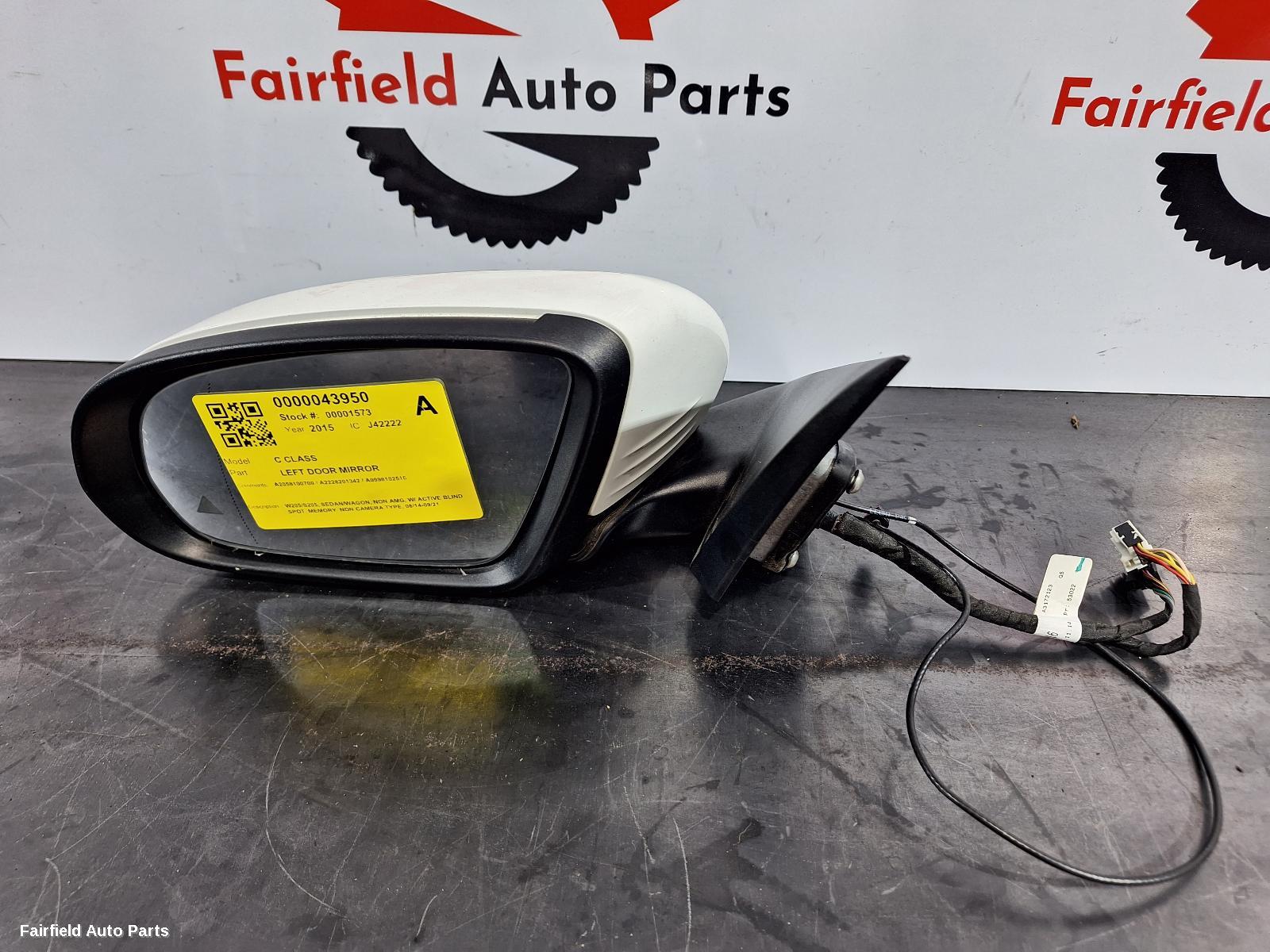 2014-2021 Mercedes C Class Left Door Mirror