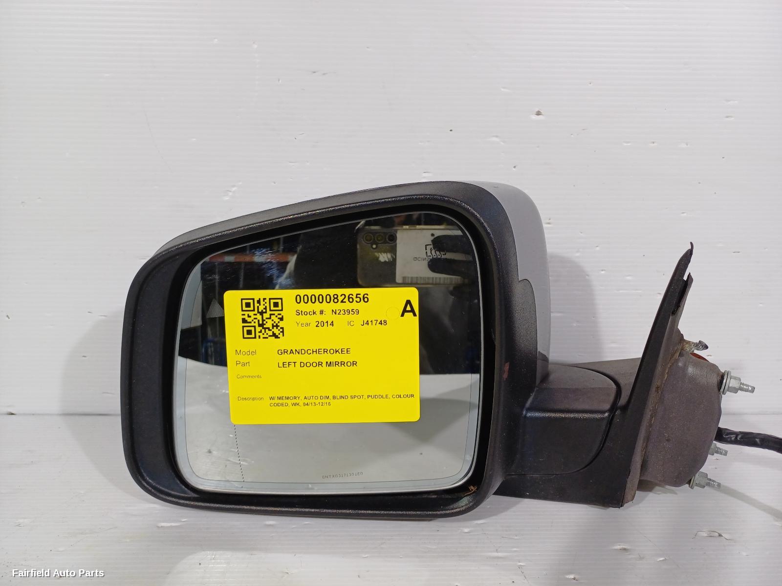 2013-2016 Jeep Grandcherokee Left Door Mirror