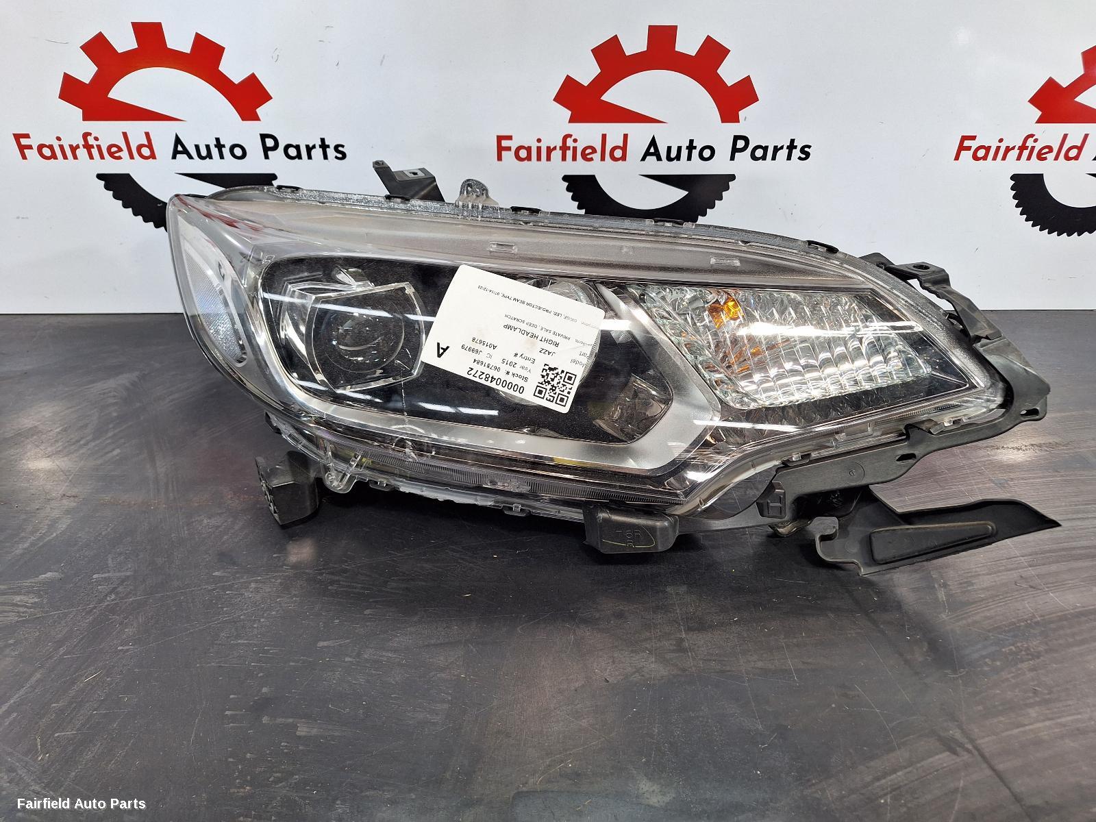 2015 Honda Jazz Right Headlamp